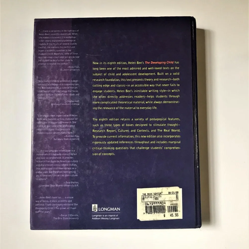 The Developing Child Bundle, Eighth Edition by Helen Bee (Psychology)